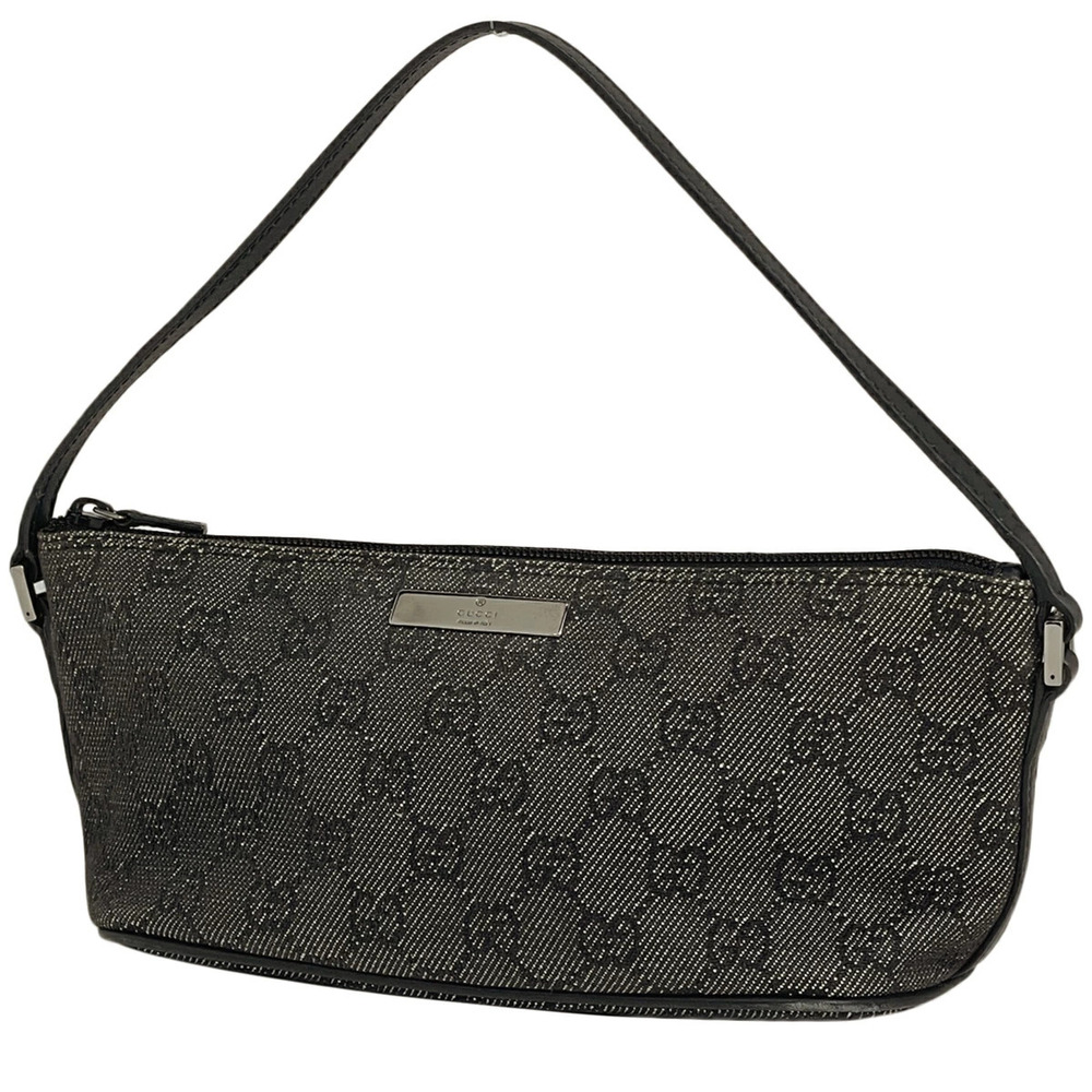 Gucci GG handbag accessory Clutch logo canvas black